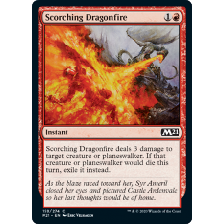 Brennendes Drachenfeuer - Foil