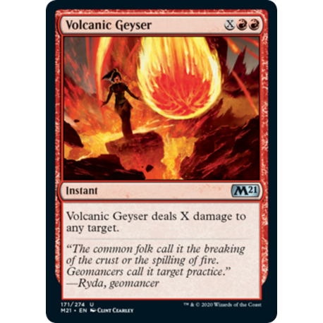 Vulkanischer Geysir - Foil