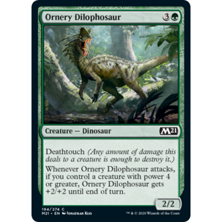 Störrischer Dilophosaurus - Foil