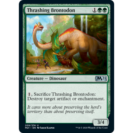 Thrashing Brontodon - Foil
