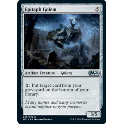 Grabschrift-Golem - Foil