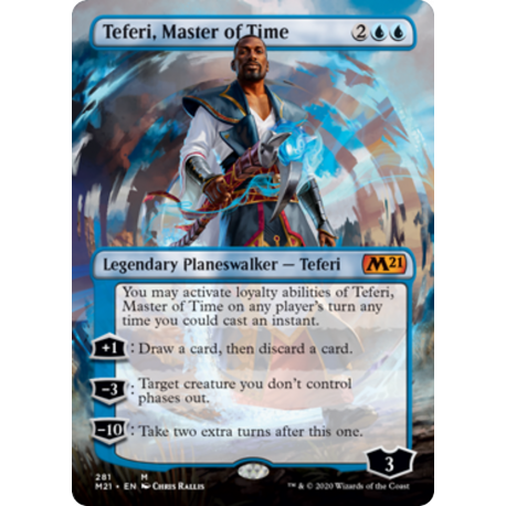 Teferi, Master of Time (Borderless) - Foil