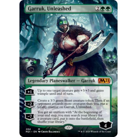 Garruk der Entfesselte (Borderless) - Foil