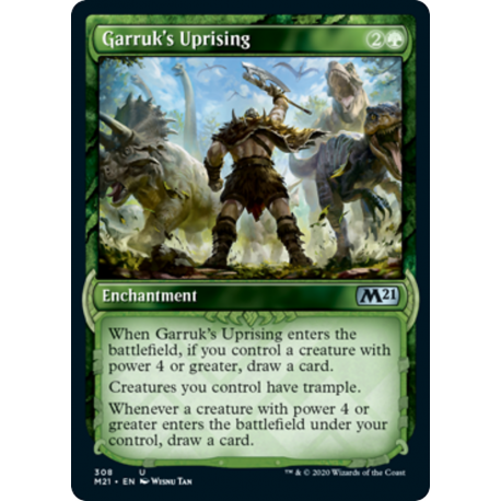 Garruk's Uprising (Showcase) - Foil