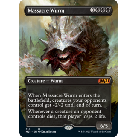 Massakerwurm (Borderless) - Foil