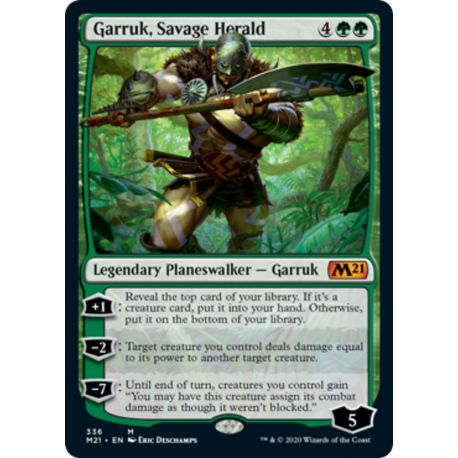 Garruk, Araldo Selvaggio - Foil