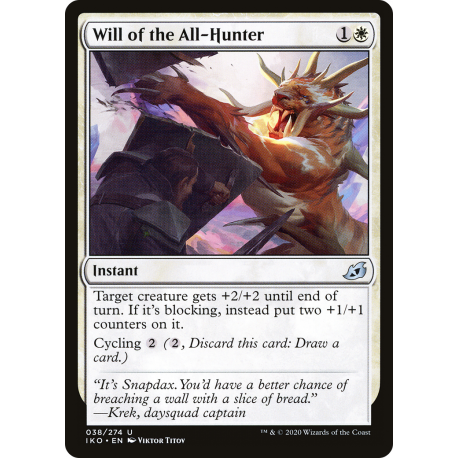 Will of the All-Hunter - Foil