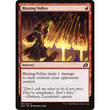 Blazing Volley - Foil