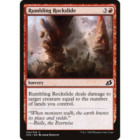 Rumbling Rockslide - Foil