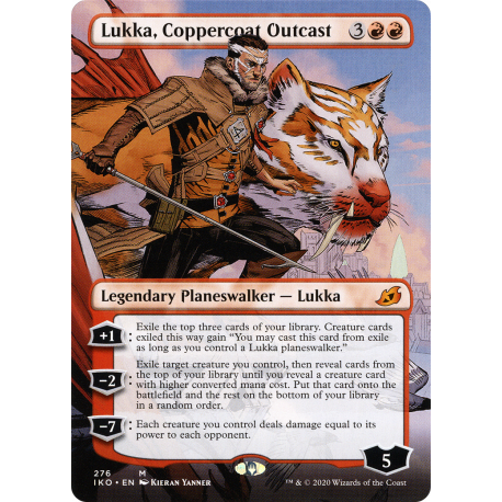 Lukka, Coppercoat Outcast (Borderless) - Foil