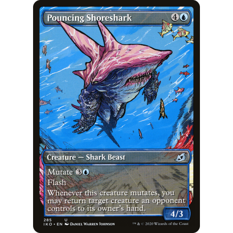 Pouncing Shoreshark (Showcase) - Foil