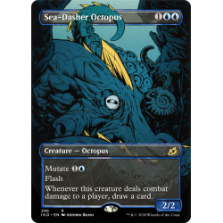 Sea-Dasher Octopus (Borderless) - Foil