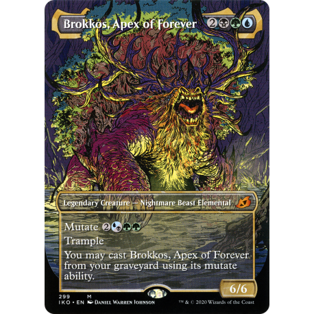 Brokkos, Apex of Forever (Borderless) - Foil