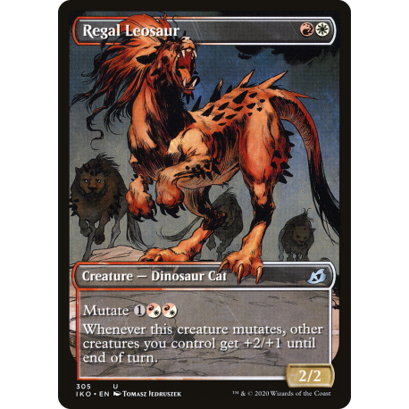 Leosauro Regale (Showcase) - Foil