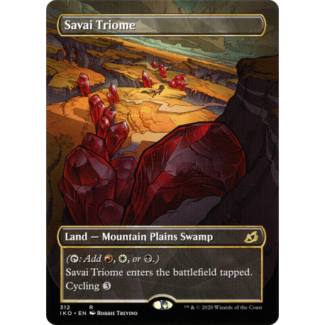 Triome de Savaï (Borderless) - Foil