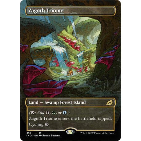 Triome de Zagoth (Borderless) - Foil