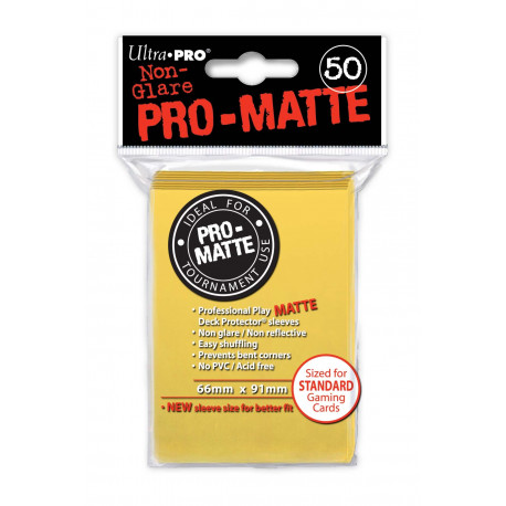 Ultra Pro - Pro-Matte Standard Deck Protectors 50ct Sleeves - Orange