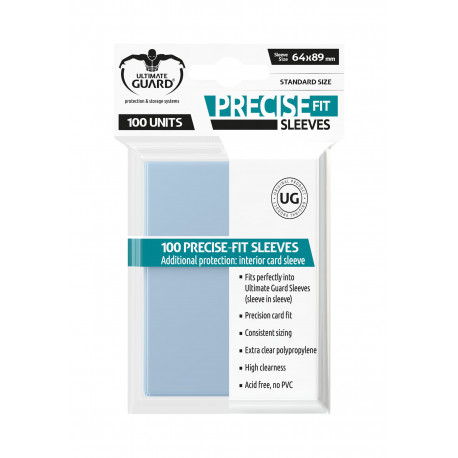 Ultimate Guard - 100 Precise-Fit Sleeves Standard - Transparent