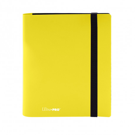 Ultra Pro - Eclipse 4-Pocket PRO-Binder - Lemon Yellow