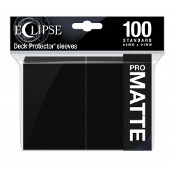 Ultra Pro - Eclipse Matte 100 Sleeves - Jet Black