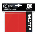 Ultra Pro - Eclipse Matte 100 Sleeves - Apple Red