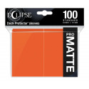 Ultra Pro - Eclipse Matte 100 Sleeves - Pumpkin Orange