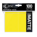 Ultra Pro - Eclipse Matte 100 Sleeves - Lemon Yellow