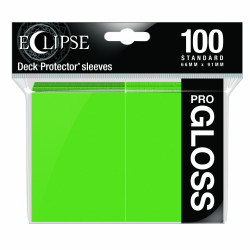 Ultra Pro - Eclipse Gloss 100 Sleeves - Lime Green