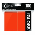 Ultra Pro - Eclipse Gloss 100 Sleeves - Pumpkin Orange