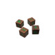 Ultra Pro - Dungeons & Dragons Heavy Metal D6 Dice Set - Feywild Copper and Green