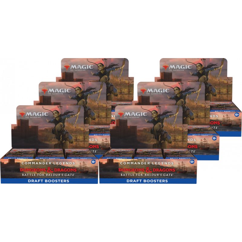 Wizards MTG Magic The Gathering Battlebond Sealed Booster Pack 6x BOX SET NEW 