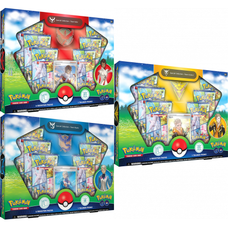 Pokemon - SWSH10.5 Pokémon GO - Special Collections Set (Team Instinct / Team Mystic / Team Valor)