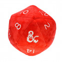 Ultra Pro - Dungeons & Dragons Jumbo D20 Plush Dice - Red and White