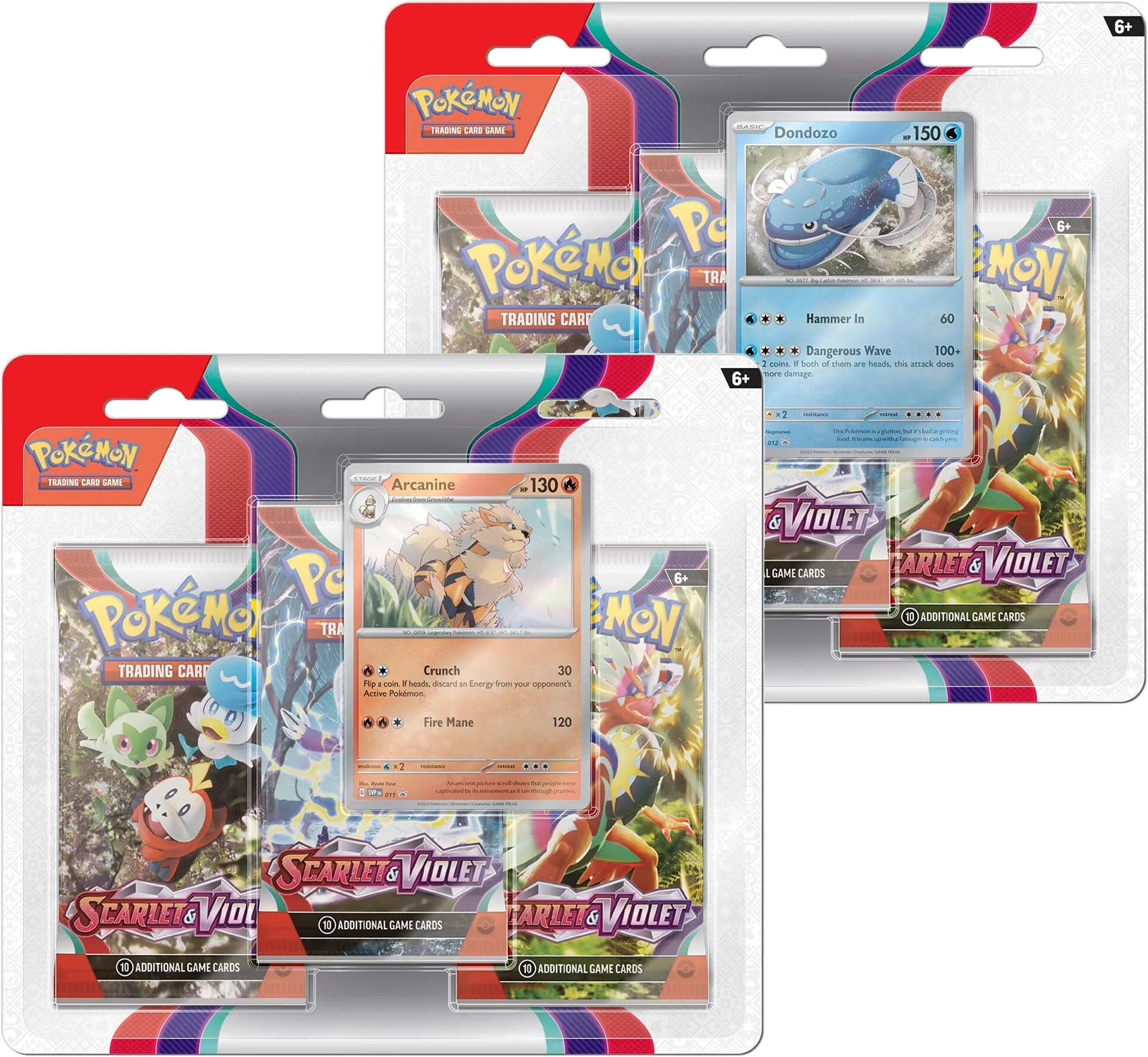 Pokemon - SV01 Scarlatto e Violetto - 3-Pack Blister Set - The Mana Shop