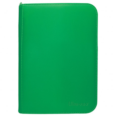 Ultra Pro - Vivid 4-Pocket Zippered PRO-Binder - Green