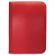 Ultra Pro - Vivid 4-Pocket Zippered PRO-Binder - Red