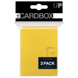 Ultra Pro - PRO 15+ Card Box 3-pack - Yellow