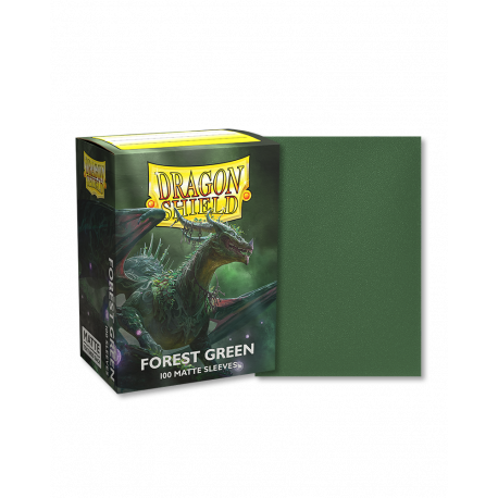 Dragon Shield - Matte 100 Sleeves - Forest Green