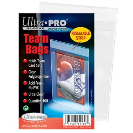 UP - Team Bags Resealable Sleeves