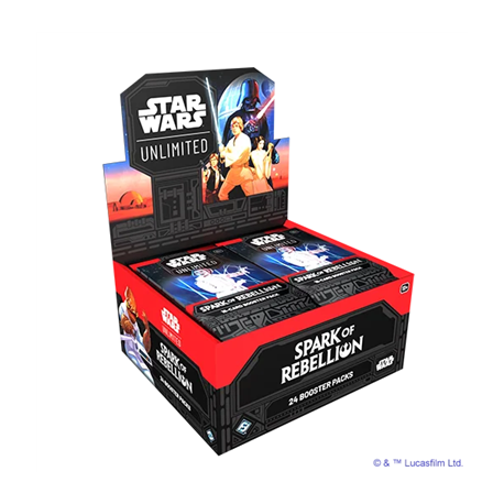 Star Wars: Unlimited - Spark of Rebellion - Booster Display (24 Booster)
