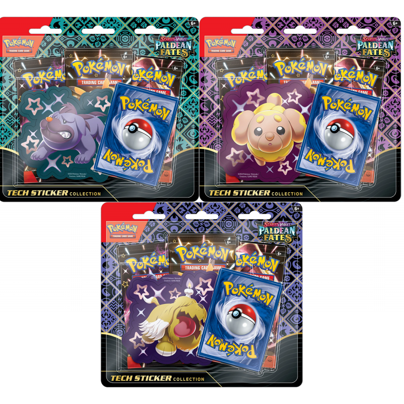 Pokemon - SV04.5 Destinées de Paldea - Set Collection Tech Sticker - The  Mana Shop