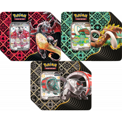 Pokemon - SV04.5 Paldeas Schicksale - 7" Tin-Box Set (3 Tin-Boxen)