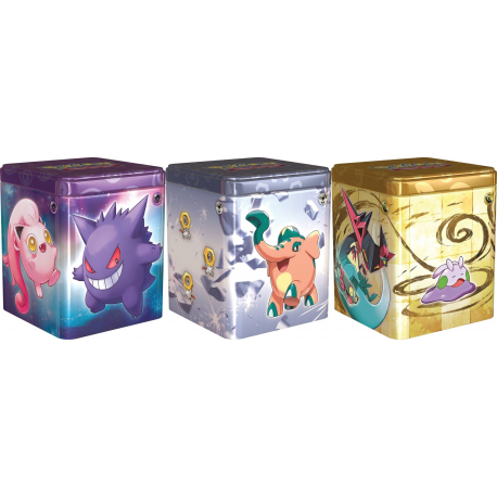 Pokemon - March Stacking Tin - Set (3 Scatole)