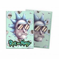 Dragon Shield - Rick & Morty Brushed Art 100 Sleeves - Cool Rick