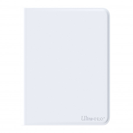 Ultra Pro - Vivid 9-Pocket Zippered PRO-Binder - White
