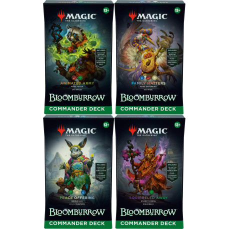 Bloomburrow - Set Mazzi Commander (4 Mazzi)