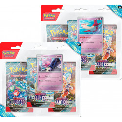 Pokemon - SV07 Couronne Stellaire - 3-Pack Blister Set