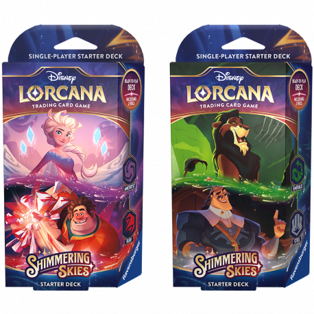 Lorcana - Cieli Scintillanti - Starter Decks Set (2 Decks)