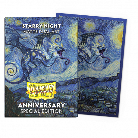 Dragon Shield - Dual Matte Art 100 Sleeves - Starry Night