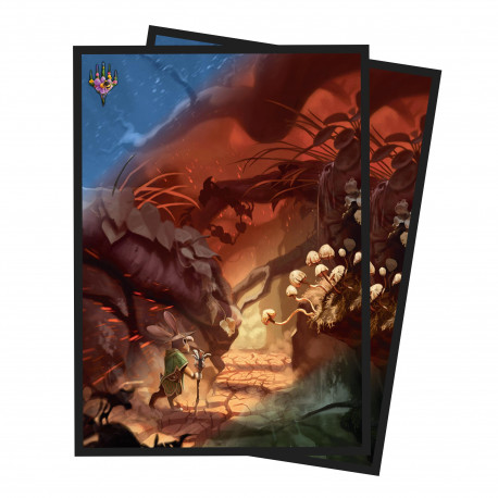 Ultra Pro - Bloomburrow 100 Sleeves - Season Lands: Forest